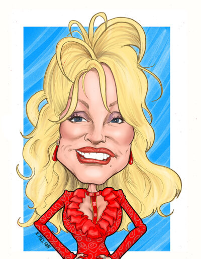 Dolly Parton Caricature
