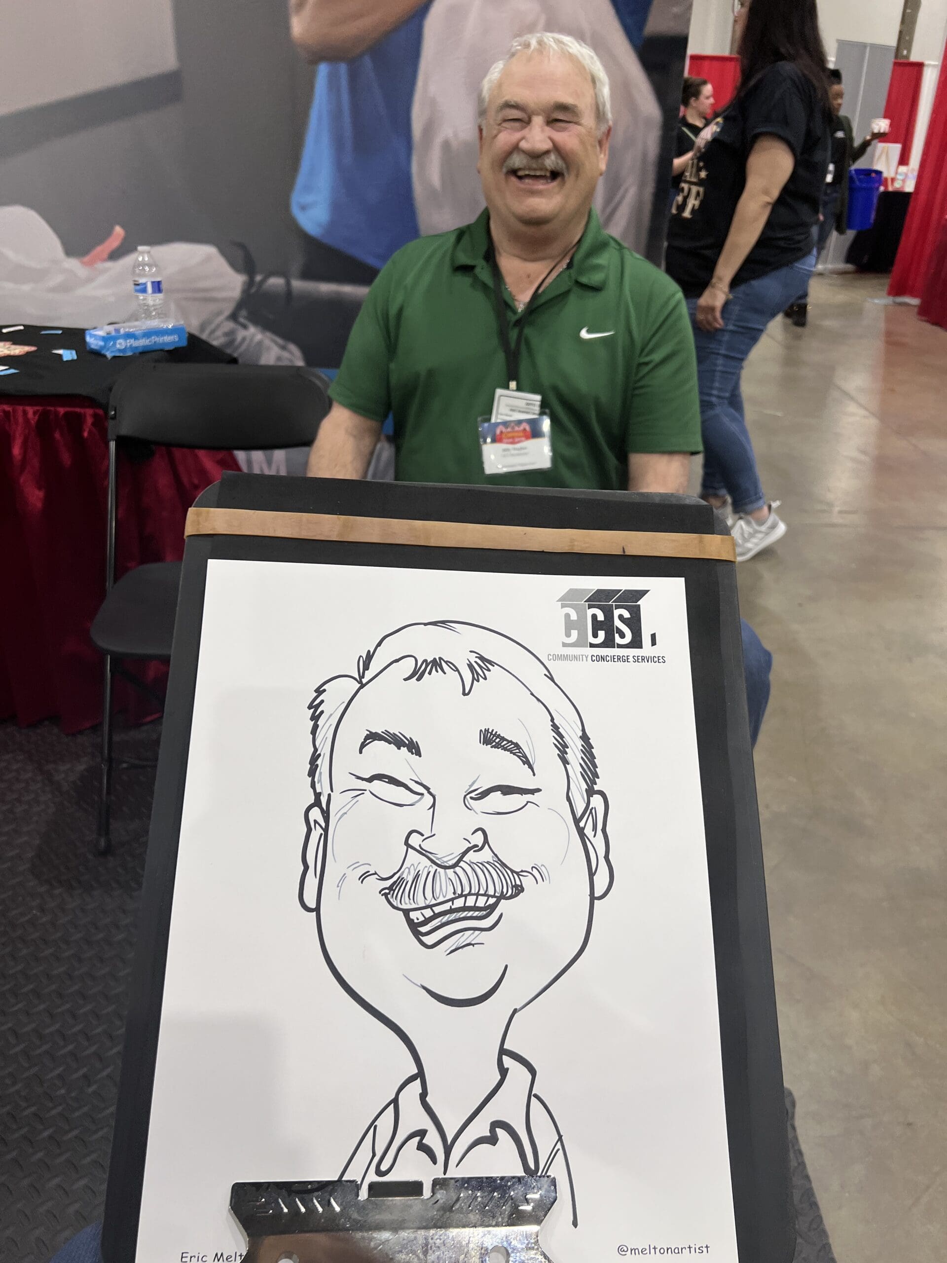 Charlotte Trade Show Caricatures