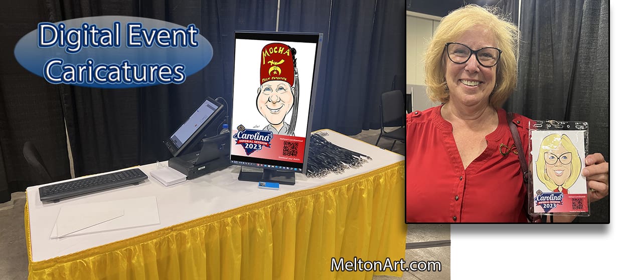 Raleigh Digital Caricature Artist