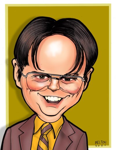 Dwight Schrute Caricature