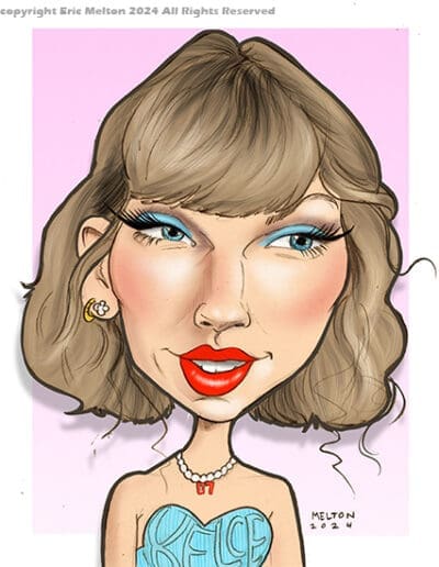 Taylor Swift NC Caricature Artist