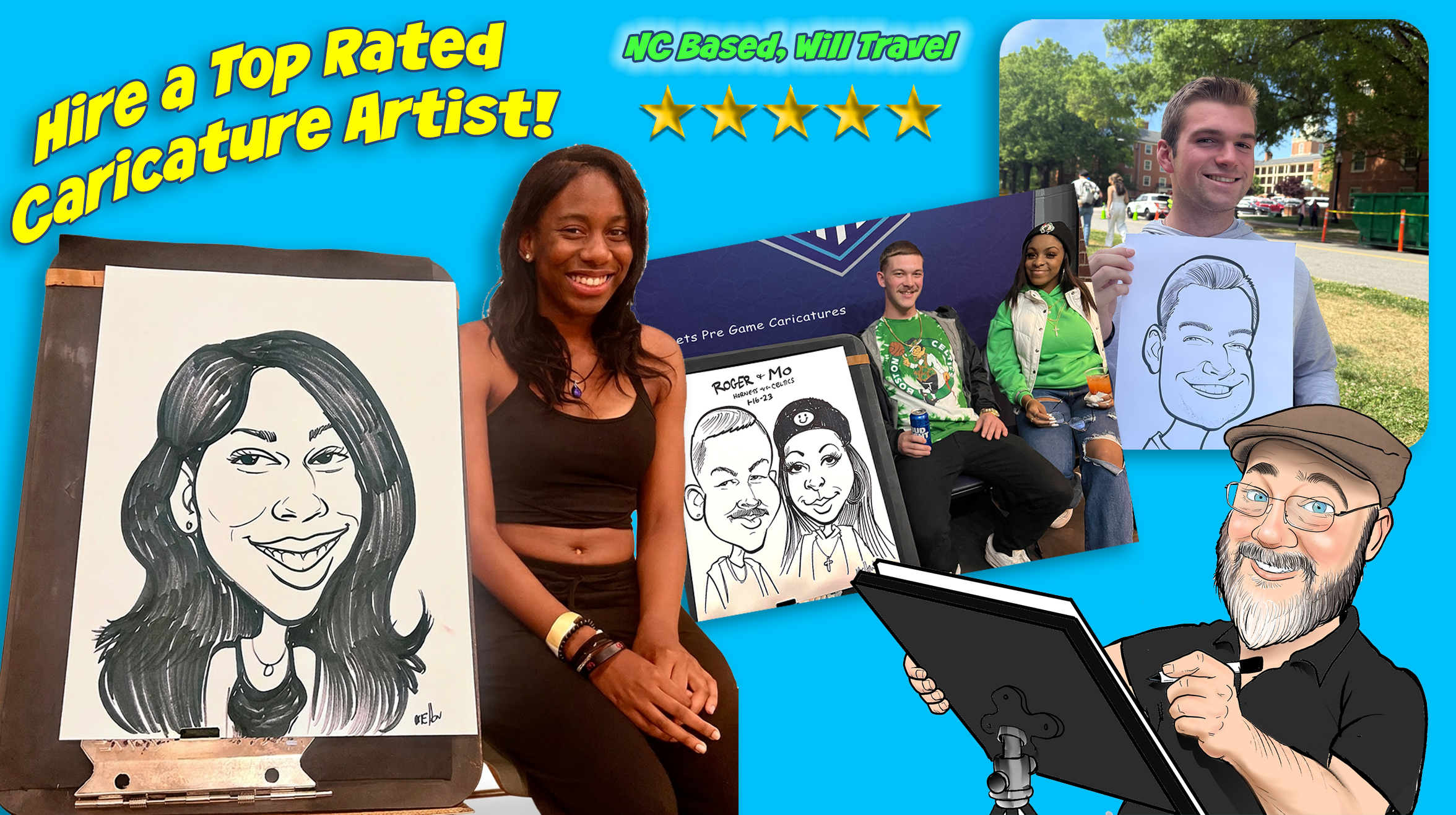 carolina caricatures