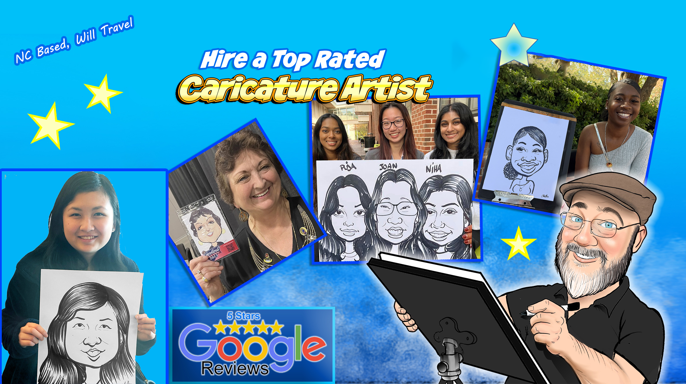 carolina caricatures