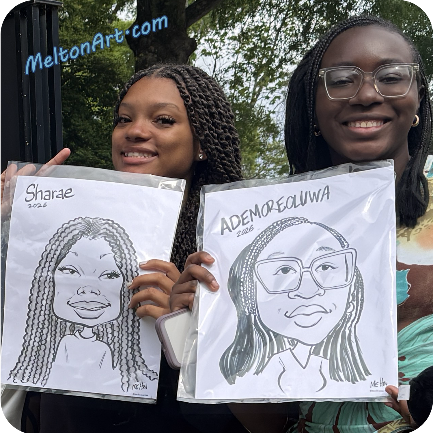 college caricatures